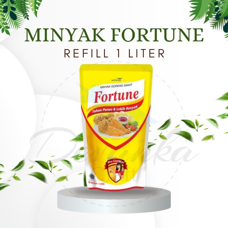 

Minyak Goreng Fortune 1 Liter (Kemasan Pouch)