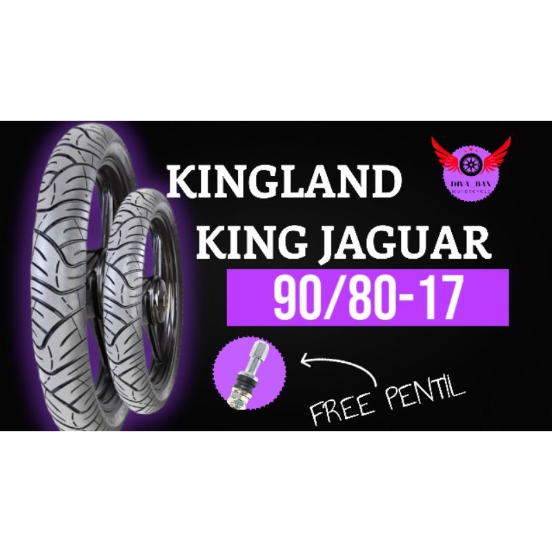 BAN TUBELESS KINGLAND KING JAGUAR 90/80-17