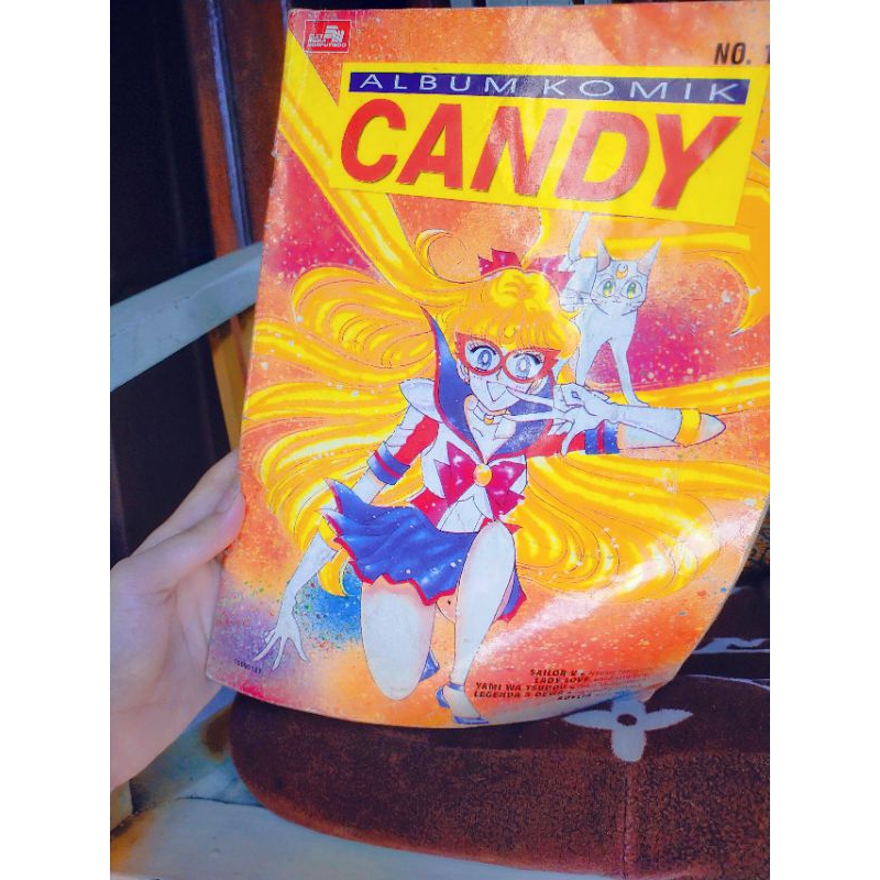 majalah komik jadul komik besar candy sailor moon jadul rare bahasa indonesia