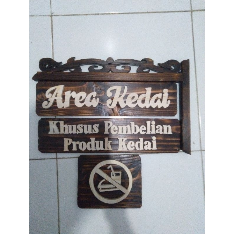 Papan Nama Custom Papan Nama Kayu