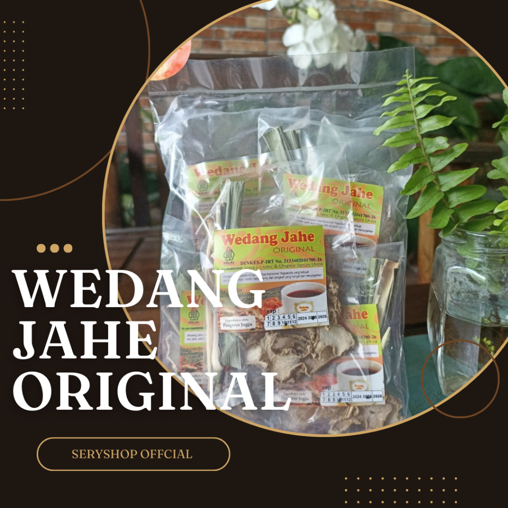 

Wedang Jahe Racikan Rempah Komplit 1 Pack Isi 5 Sachet Original Fresh