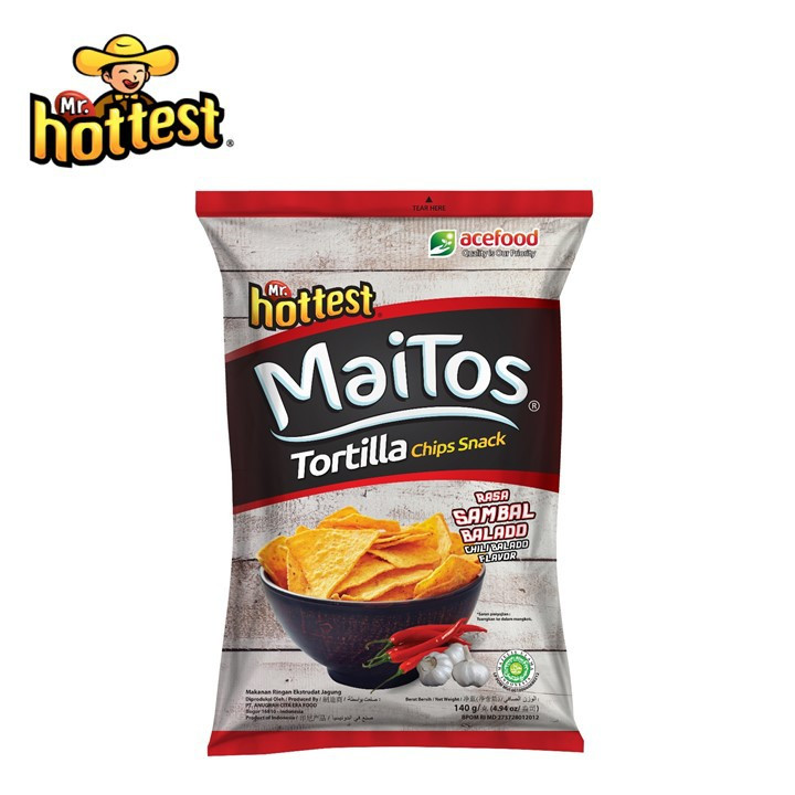 

Maitos Tortilla 140gr Rasa Sambal Balado