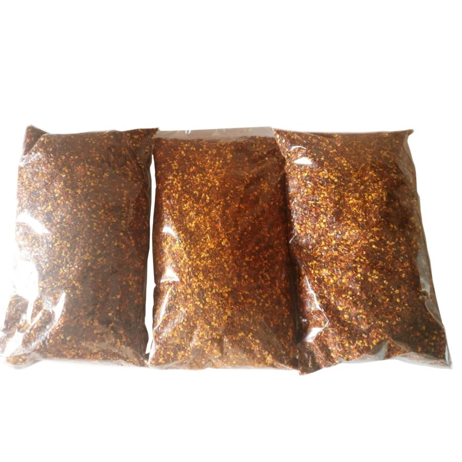 

Cabe Kasar Kering / Chilli Flake 500 GR Murni Halal Import Berkualitas