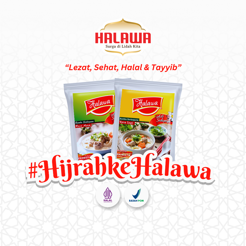 

HALAWA Kaldu Organik Non MSG 500 gr - Kaldu Ayam dan Sapi | HALAL & BPOM