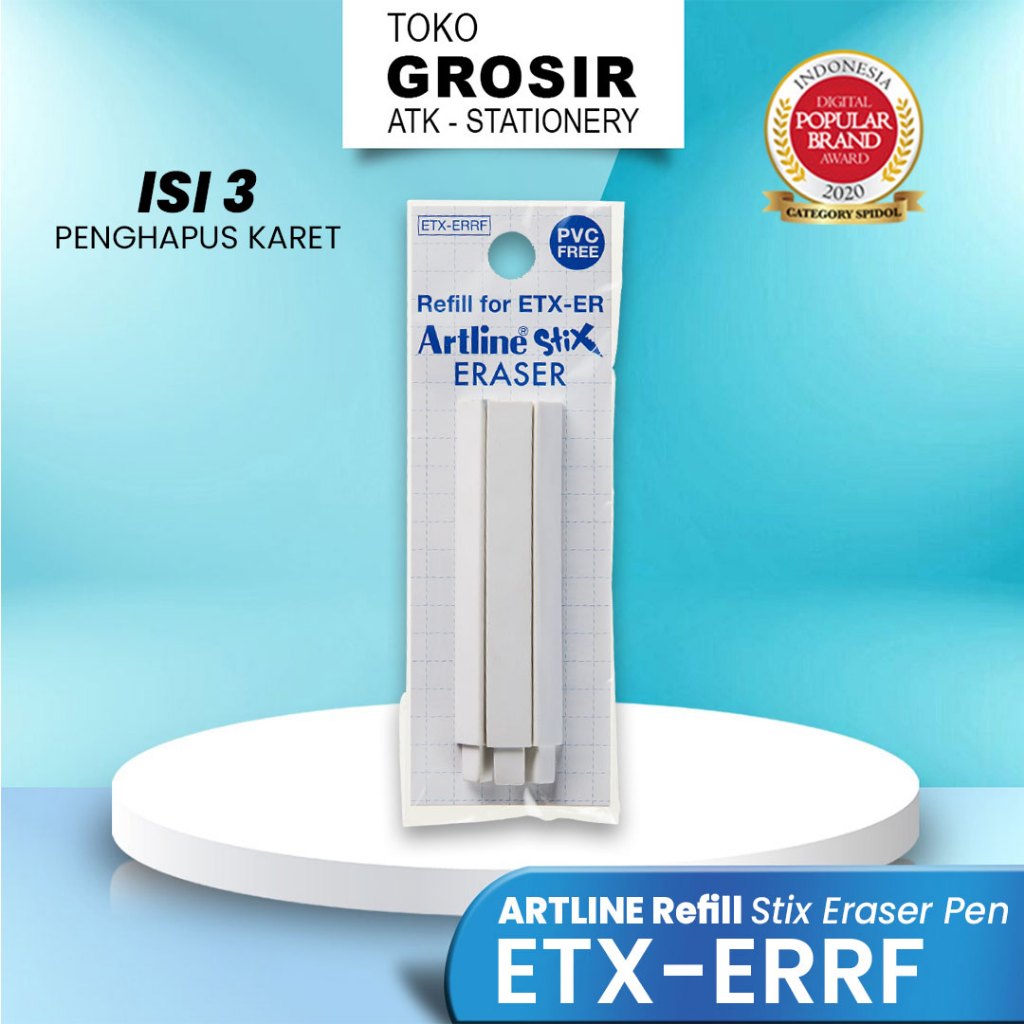 

ARTLINE Penghapus Stix Eraser Pencil REFIL ETX-ERRF/3H