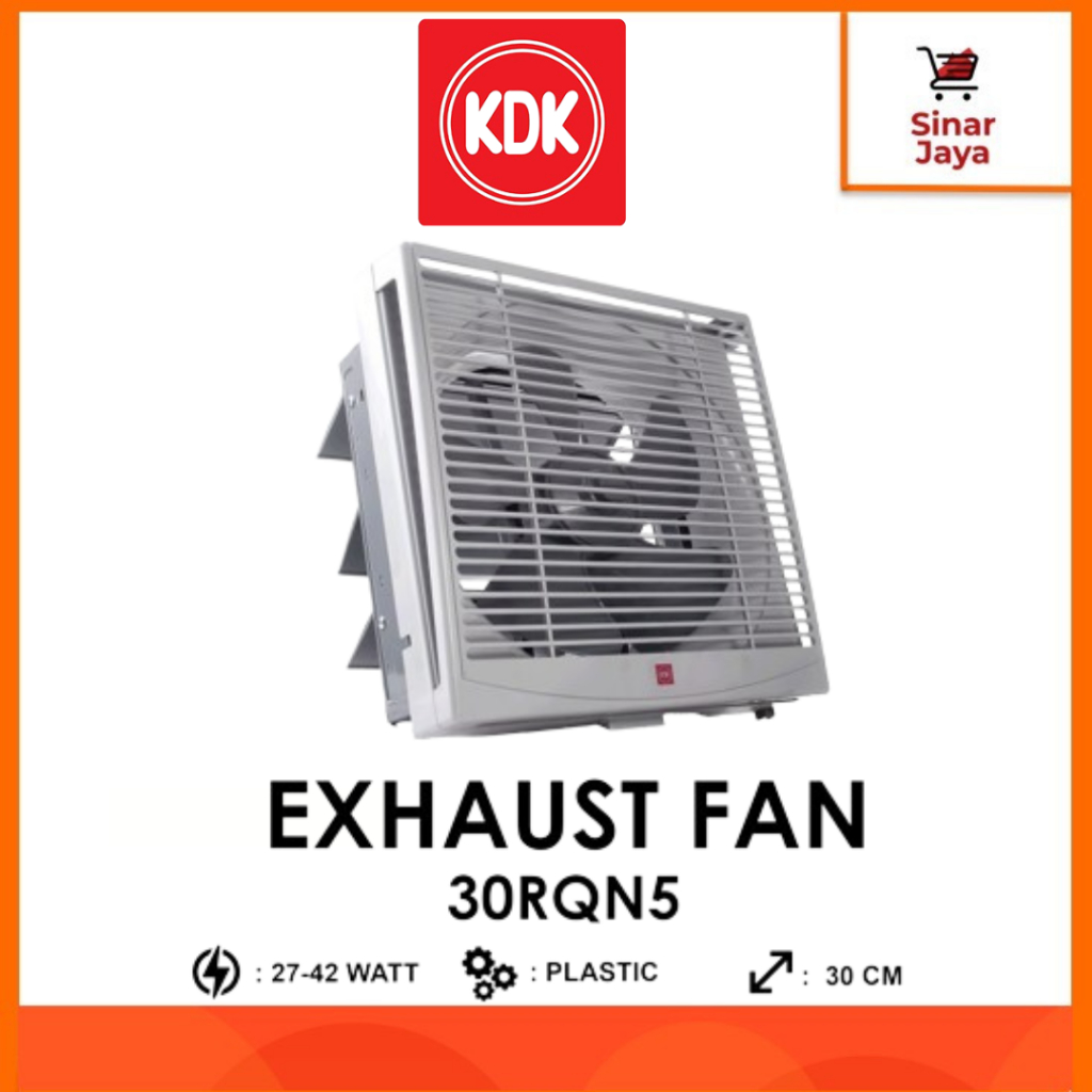 KDK 30-RQN5 Wall Exhaust Fan Dinding / Heksos 12 Inch