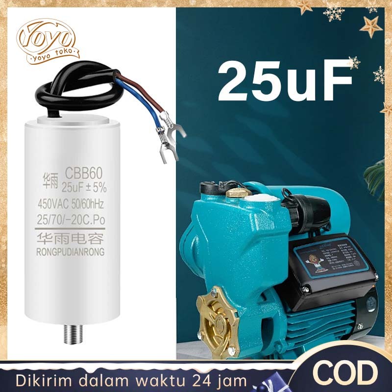 Kapasitor Kompresor 25uf Kapasitor 25uf Kompresor Kapasitor Cbb60 Kapasitor 25uf 450V