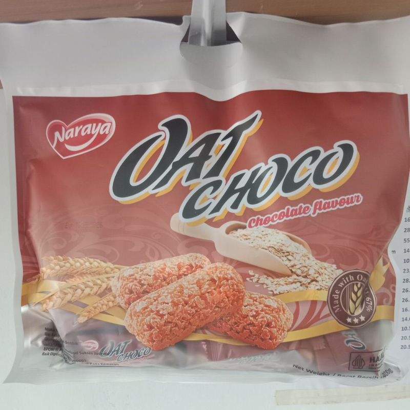 

Oat naraya coklat isi 40