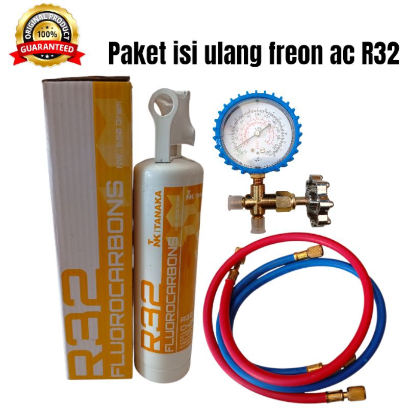 paket lengkap isi freon ac rumah freon r32