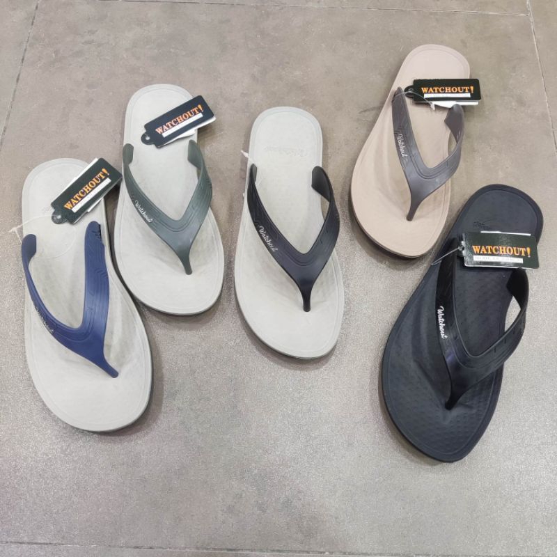 WATCHOUT SHOES  ORIGINAL❗Sandal karet Pria