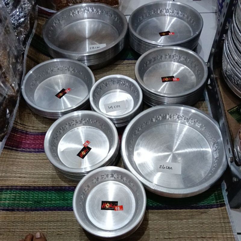 bokor tebal#loyang tebal#stainless#harga per pcs