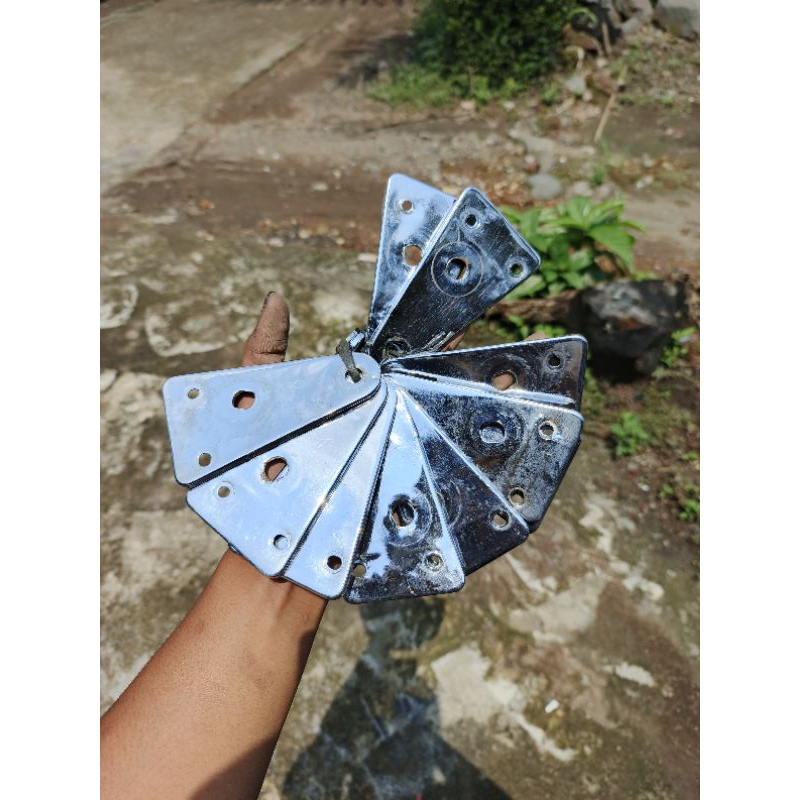 Chrom Kupingan Lampu Depan Honda Tiger Lawas Lama Megapro Original