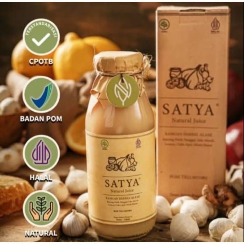 

[PROMO] Satya Natural Juice | Jus Bawang Putih Tunggal | Bahan Alami Original BPOM