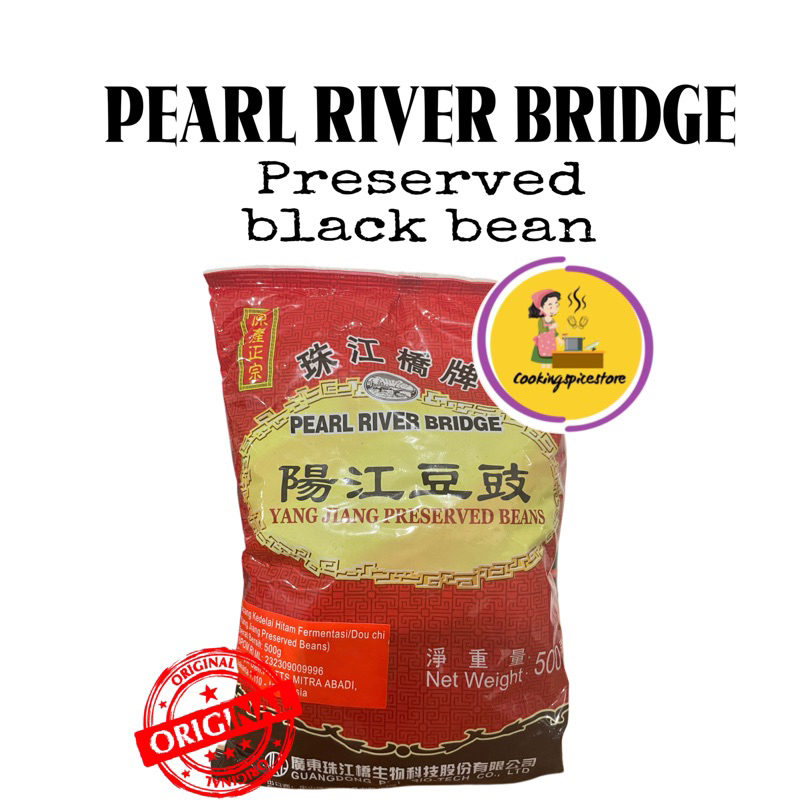 

Pearl River Bridge Yang Jiang Preserved Beans Tausi Dou Chi 250 gr / 500 Pearl