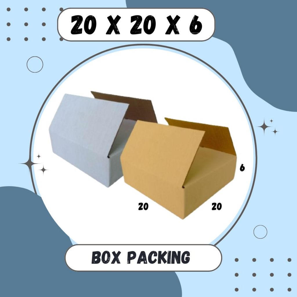

Kardus 20x20x6 Packing Olshop Box A1 Dus Kotak Kemasan Box Aksesoris Souvenir Sparepart Madu Parfum