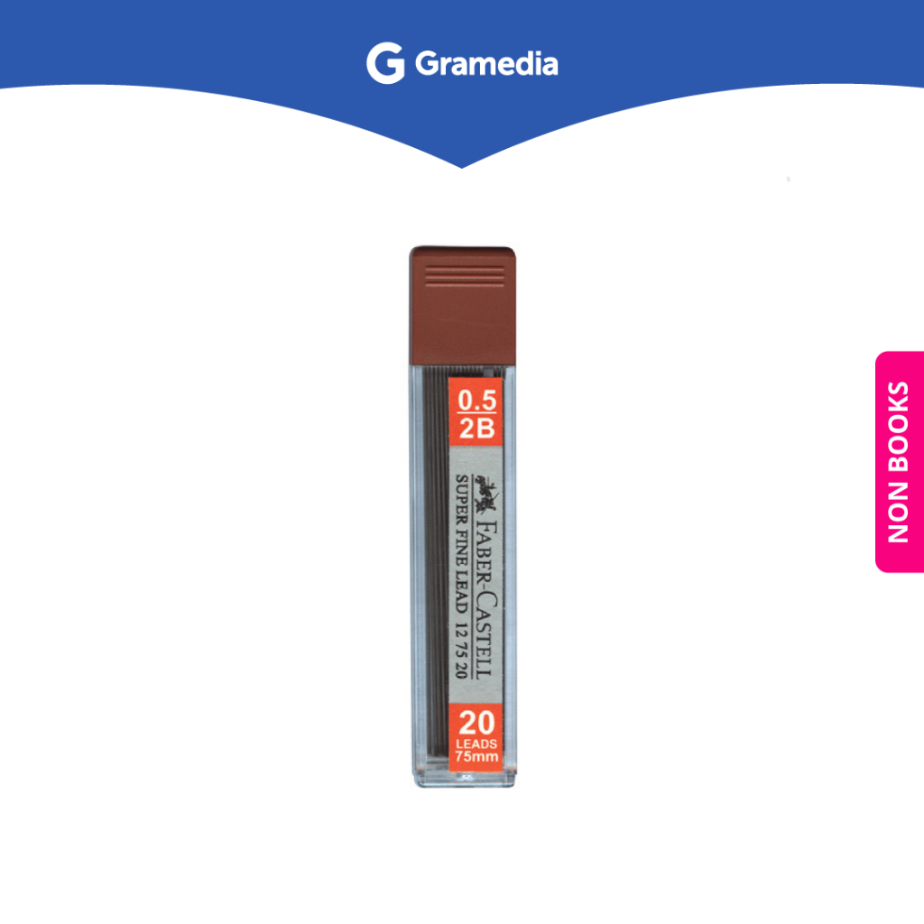 

Gramedia Depok - ISI PENSIL / PENCIL LEAD FABER CASTELL 127520 05 2B