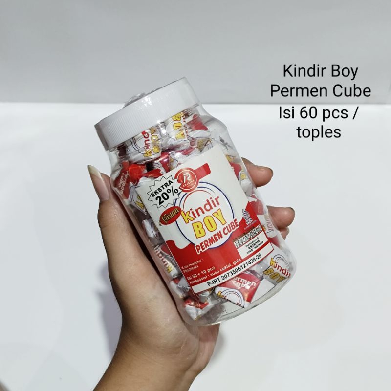 

PERMEN CANDY CUBE KINDIR BOY ISI 60 PCS