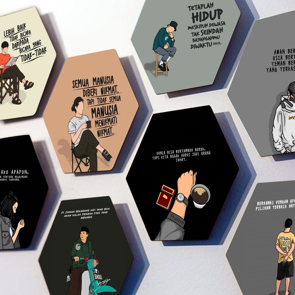 Grosir Hiasan Dinding Kamar Quotes Design Aesthetic / Walldecor [H29] Poster Kayu / Dekorasi Rumah /