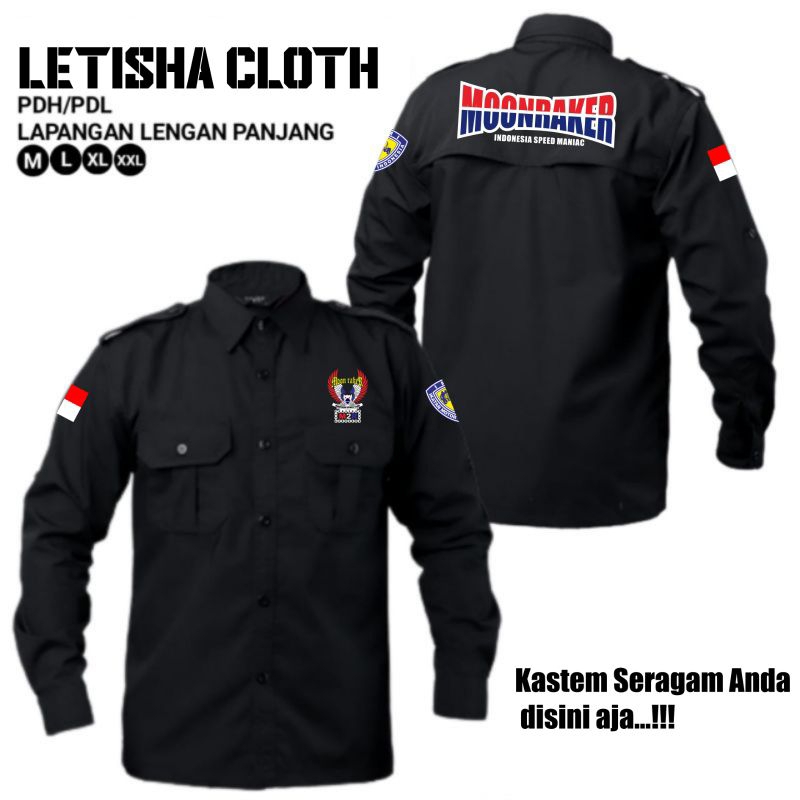 kemeja moonraker//seragam moonraker//baju moonraker//baju pdl//kemeja pdl//kemeja pdh