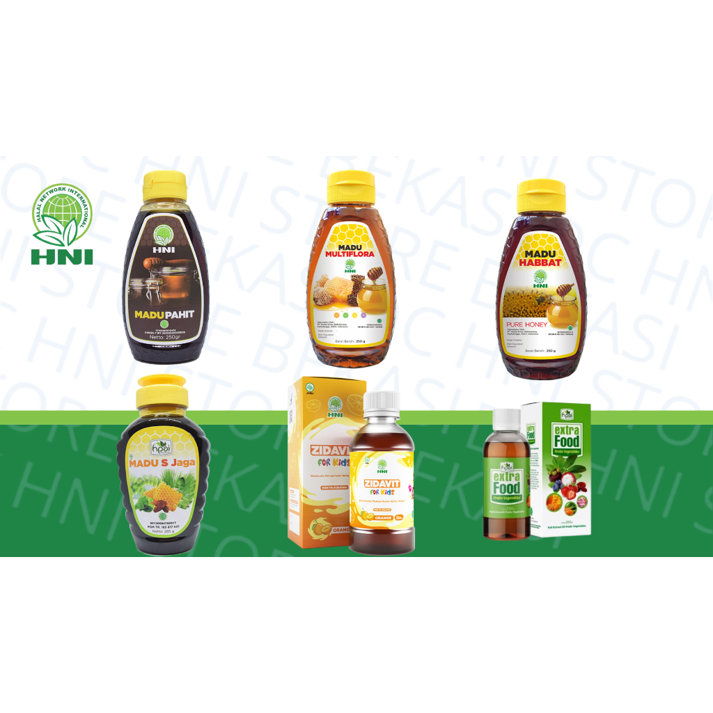

Madu Pahit, Madu Multiflora, Madu Habbat, Madu S Jaga, Madu Extrafood, Madu Zidavit HNI