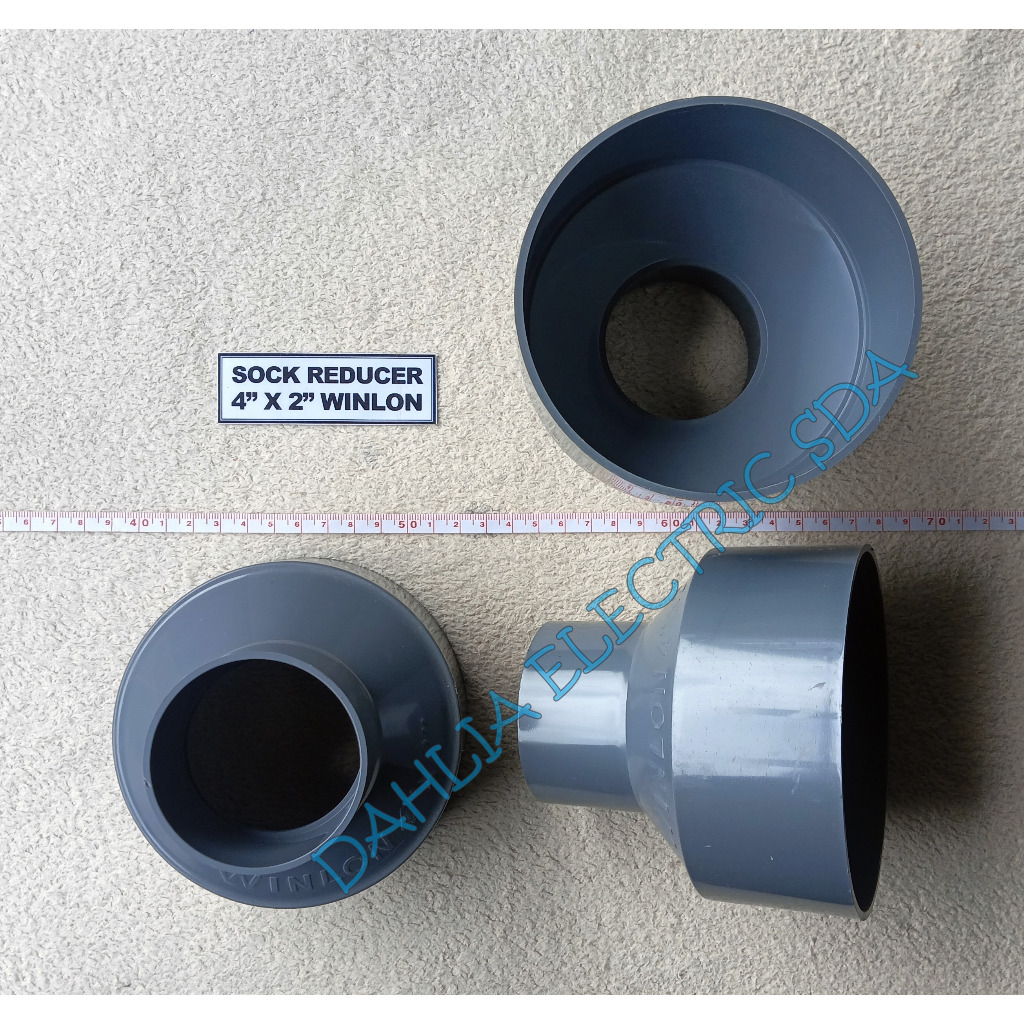 SOCK REDUCER PVC 4 X 2 INCH WINLON