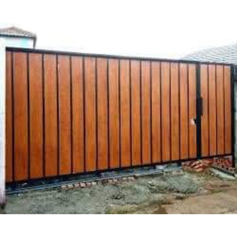 pagar besi minimalis pesanan ibu Dinda alamat harapan jaya Bekasi.