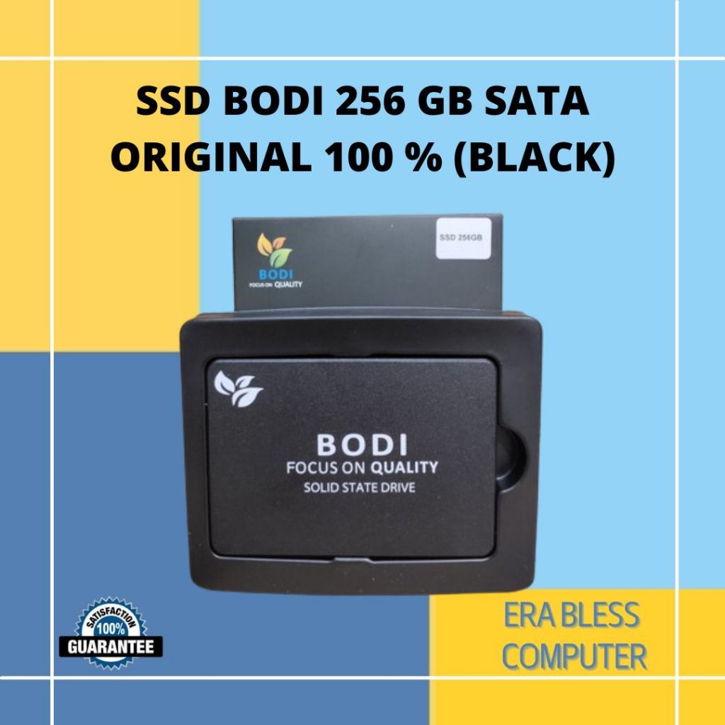 BODI256N | SSD BODI 256 GB M2 NVME Original 100 % (Black)
