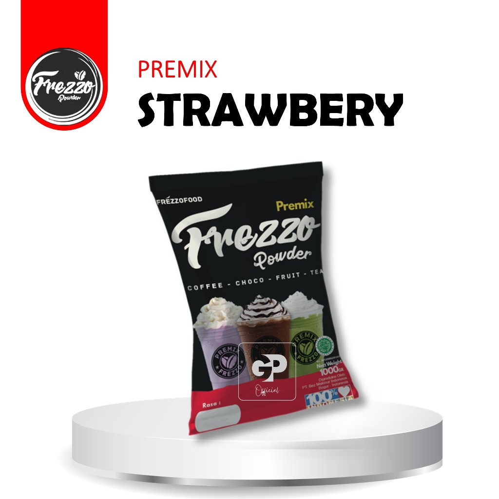 

Strawberry 1kg - Bubuk Minuman Varian Smoothies Premix Frezzo Grosir Powder