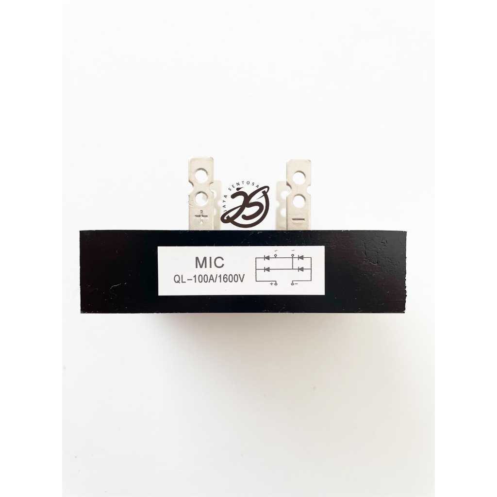 DIODA BRIDGE 100A 1600V + HEATSINK DIODA KIPROK 100 AMPERE 1600 VOLT DIODA KOTAK 4 KAKI ups