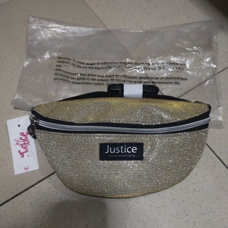JUSTICE BUMBAG WAIST BAG - TAS PINGGANG JUSTICE