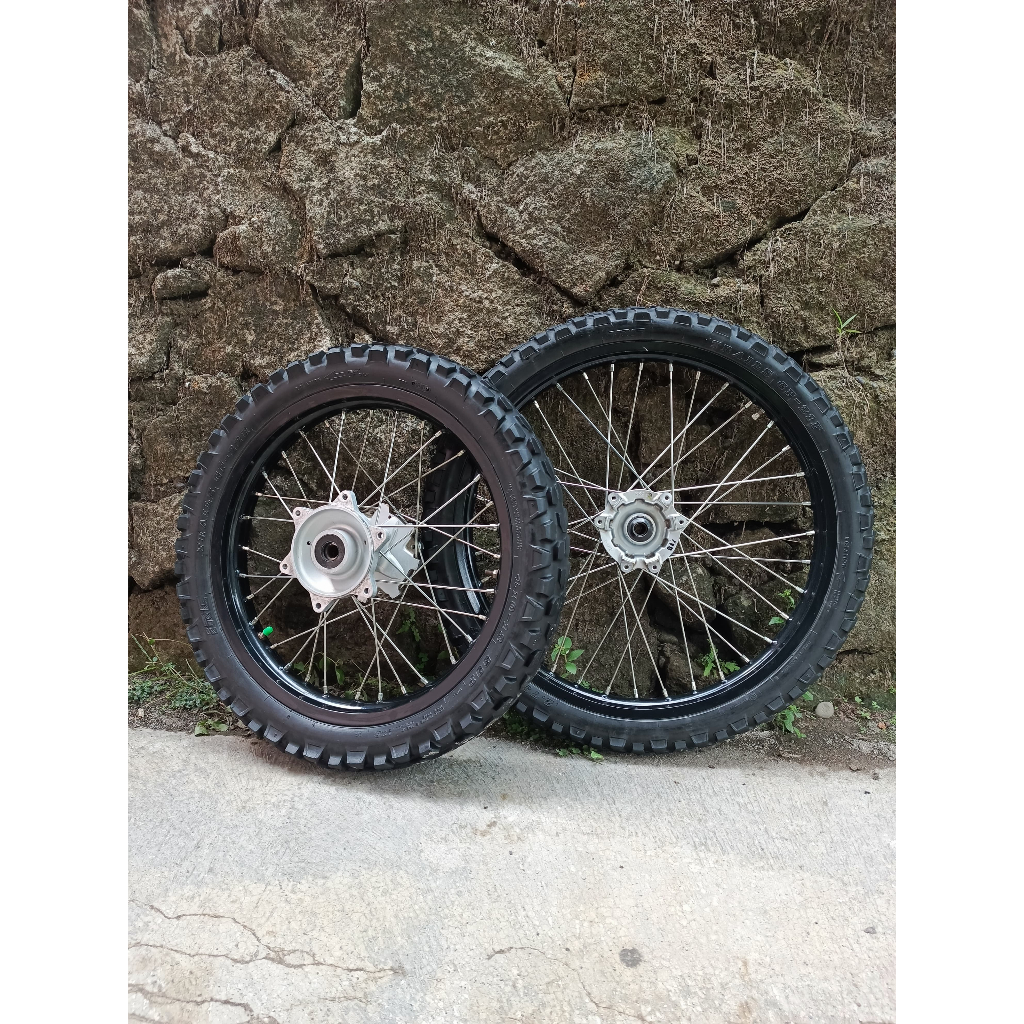 Wheelset Original Copotan Motor Honda CRF150L Roda Ori CRF Ring 18/21 Murah