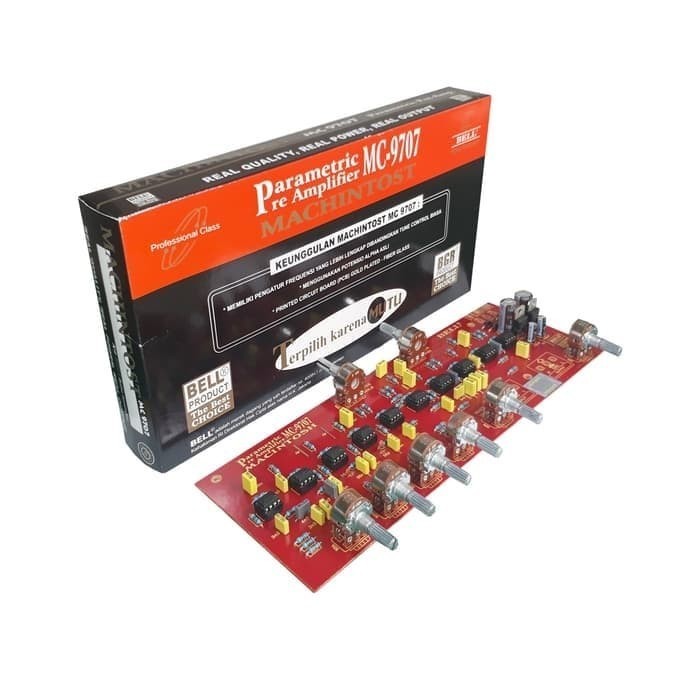 TONE CONTROL PARAMETRIC MC-9707 STEREO BELL BGR TONE KONTROL STEREO PARAMETRIK MACINTOSH MACHINTOSH 