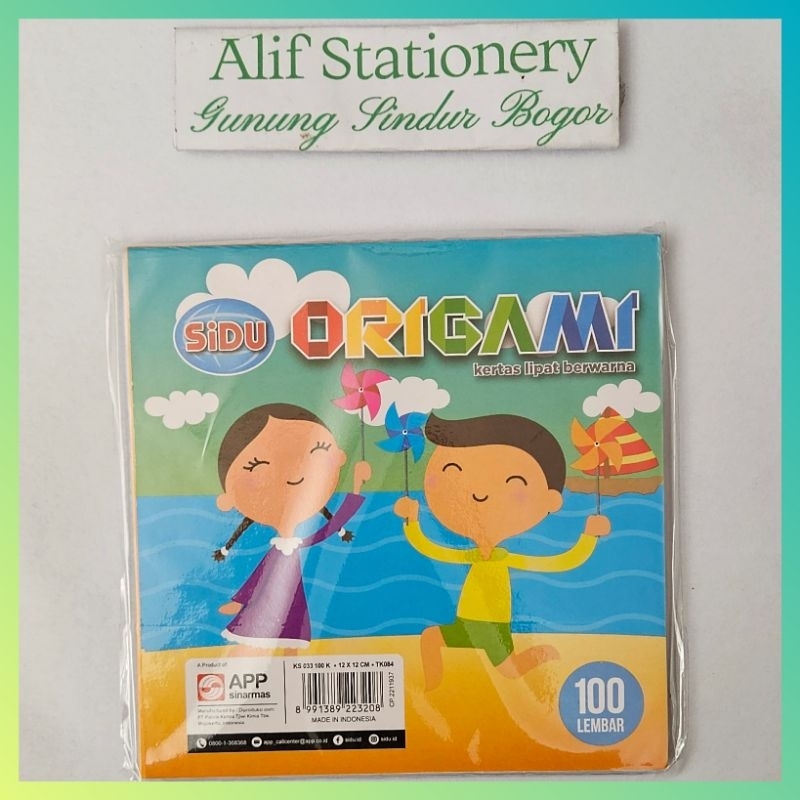 

Origami Sidu Kertas Lipat Berwarna 12x12 (isi 100 lembar)