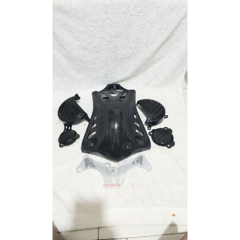cover mesin bawah samping klx 150 cover engine klx 150 tutup mesin bawah klx 150 pelindung mesin baw