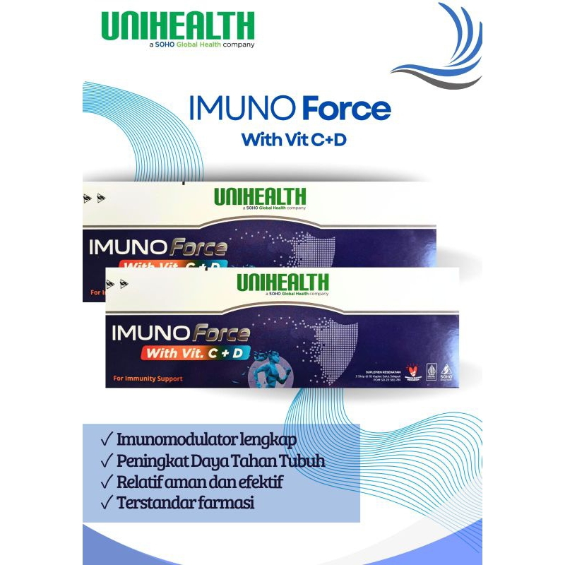UNIHEALTH IMUNO FORCE with Vit C+D