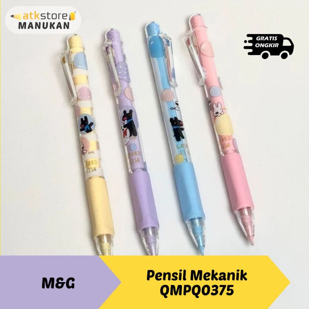 

M&G Pensil Mekanik Gaspard et Lisa Tip 0.5 mm Mechanical Pencil Grip - QMPQ0375