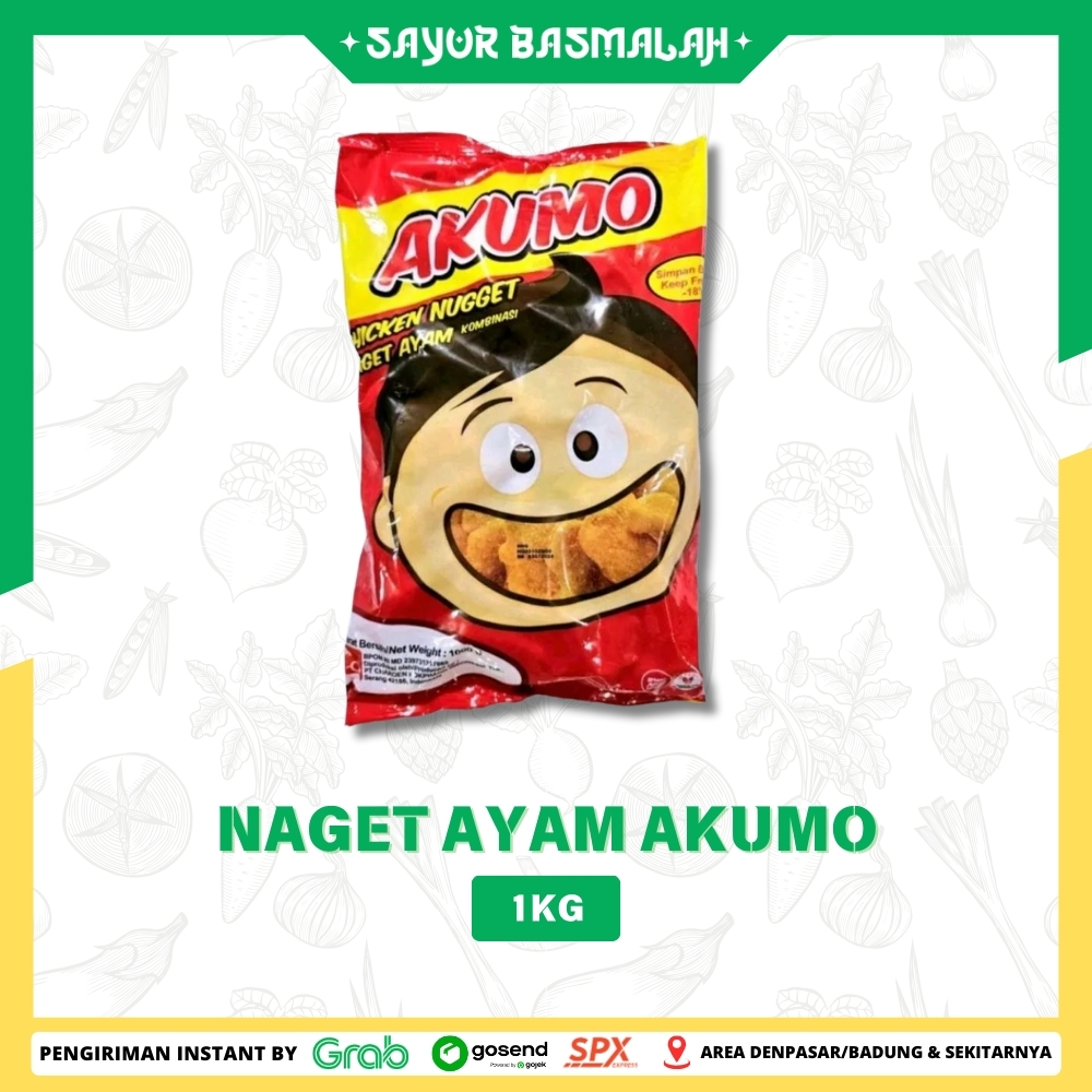 

Naget Ayam Akumo 1kg - Sayur Basmalah