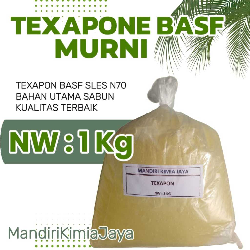 TEXAPON BASF/TEXAPONE N70/EMAL 270N/BAHAN SABUN/SLES. TERMURAH (1KG)