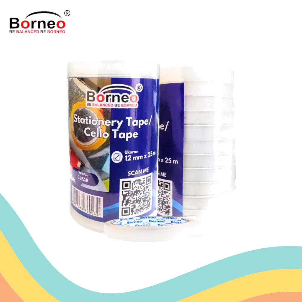 

ISOLASI BORNEO 12 MM X 25 M CORE BIRU (1 SLOP)