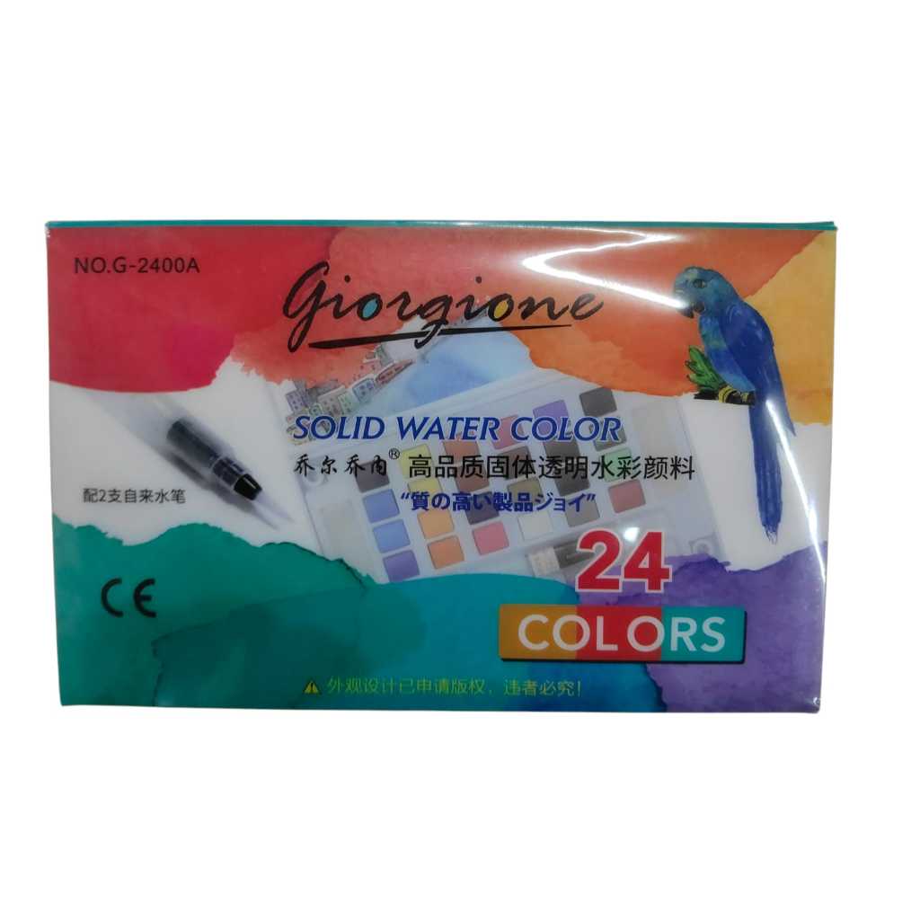 

giorgione solid watercolor/cat air set G-2400A -24 warna