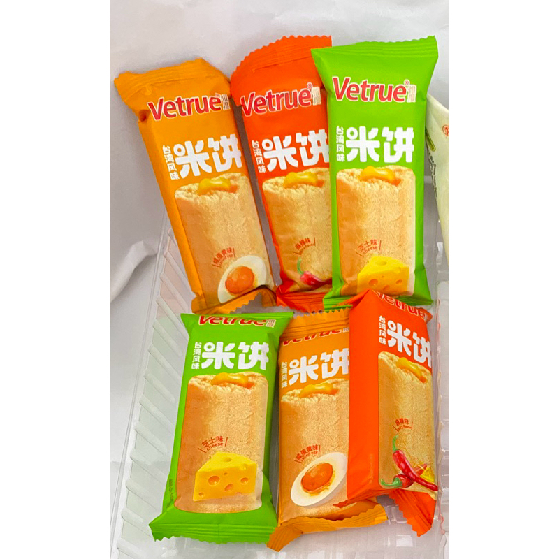

Vetrue Taiwan Flavour Rice Crackers Salted Egg Yolk Cheese