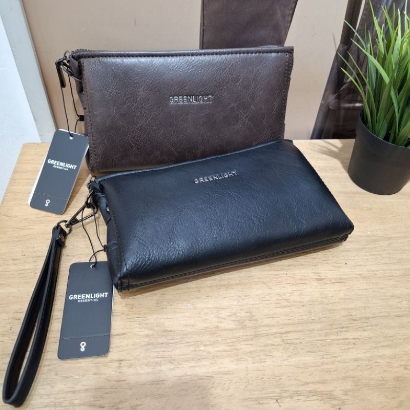 Tas Genggam Pria Greenlight Essential Clutch Bag Original