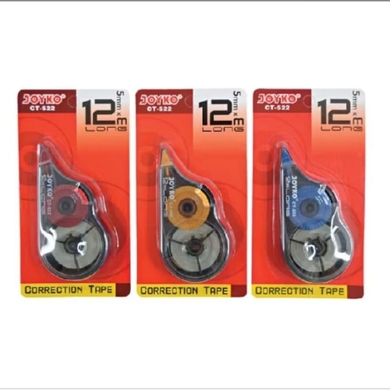 

JOYKO Correction Tape CT- 522/ Penghapus Tipex Pita Kertas Joyko CT-522