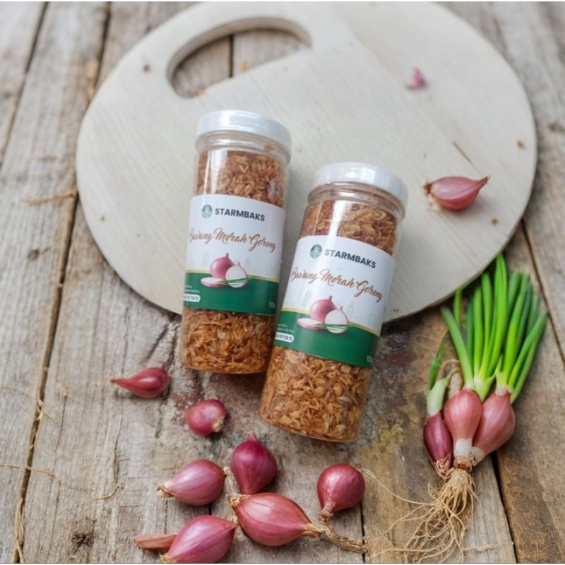 

Bawang merah goreng 150gr starmbaks, murni tanpa msg dan pengawet