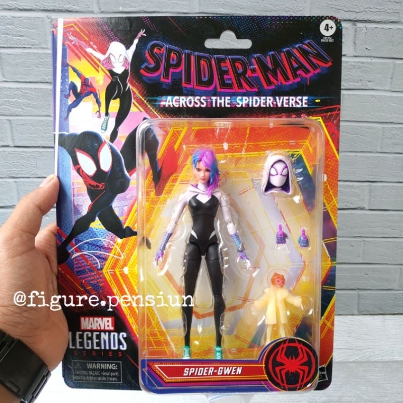 MARVEL LEGENDS SPIDER-MAN ACROSS SPIDERVERSE GWEN SPIDERMAN RETRO HASBRO ACTION FIGURE ORIGINAL
