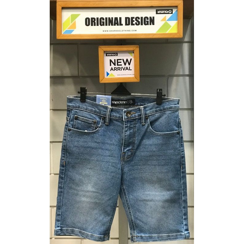 Celana pendek jeans/denim pants pria Sharks.co brand original
