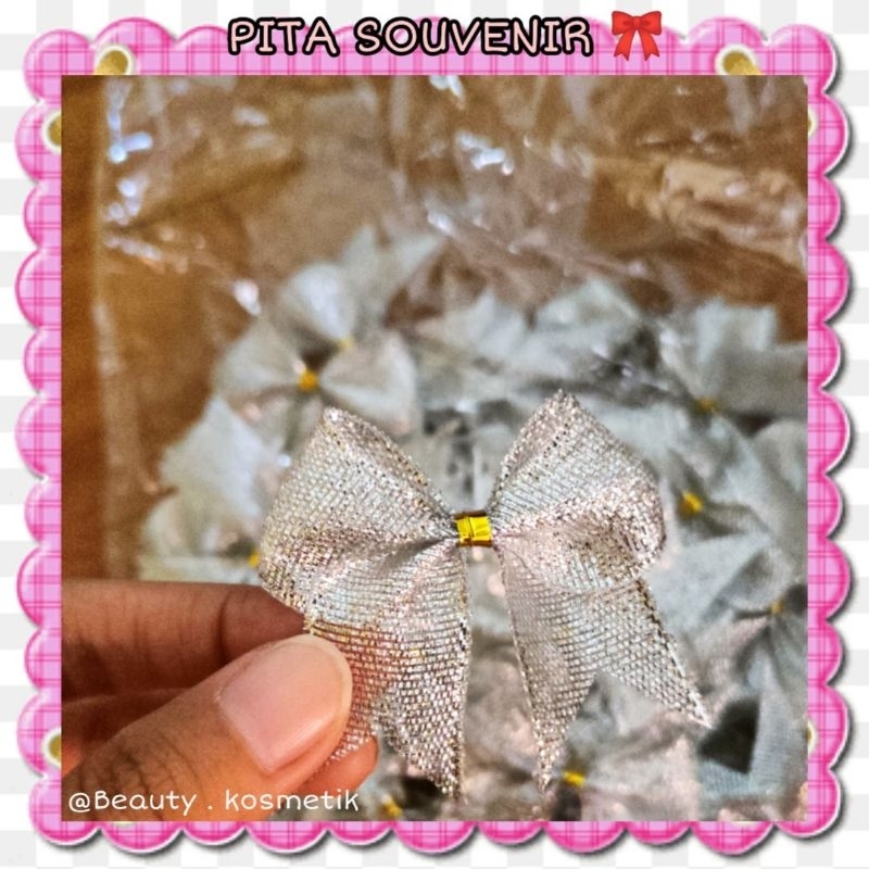 

PITA SOUVENIR HAMPERS TEMPEL 2CM GOLD & SILVER SIAP PAKAI Ecer