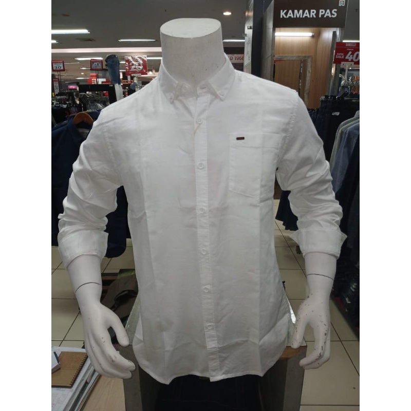 KEMEJA CARDINAL CASUAL ORIGINAL SLIMFIT PUTIH SLIMFIT