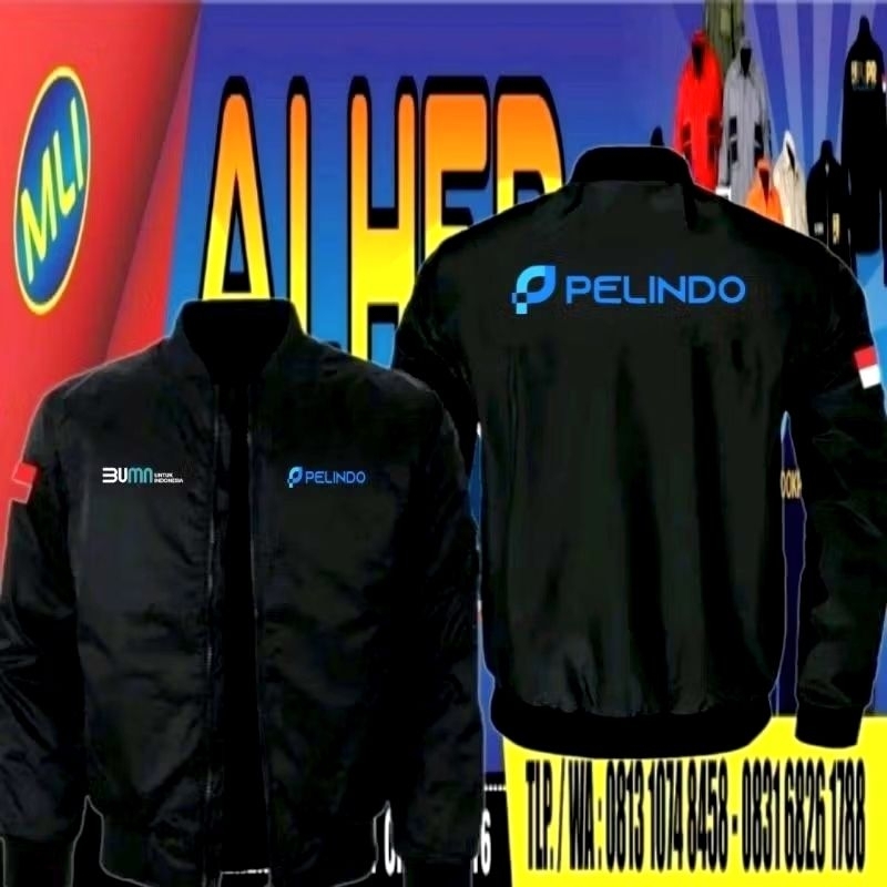 Jaket bordir Pelindo jaket Pelindo jaket bomber Pelindo jaket kerja Pelindo jaket seragam Pelindo ja