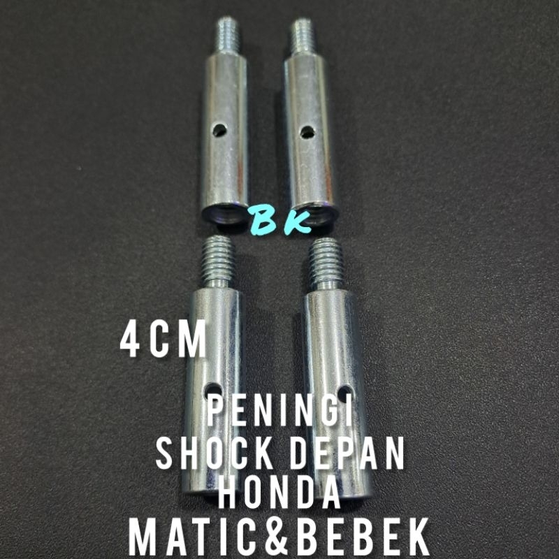 1 Set/2 Pcs Suling Shock Depan 4CM/Suling peningi shock depan Motor Honda Matic&Bebek Beat/Vario/Rev